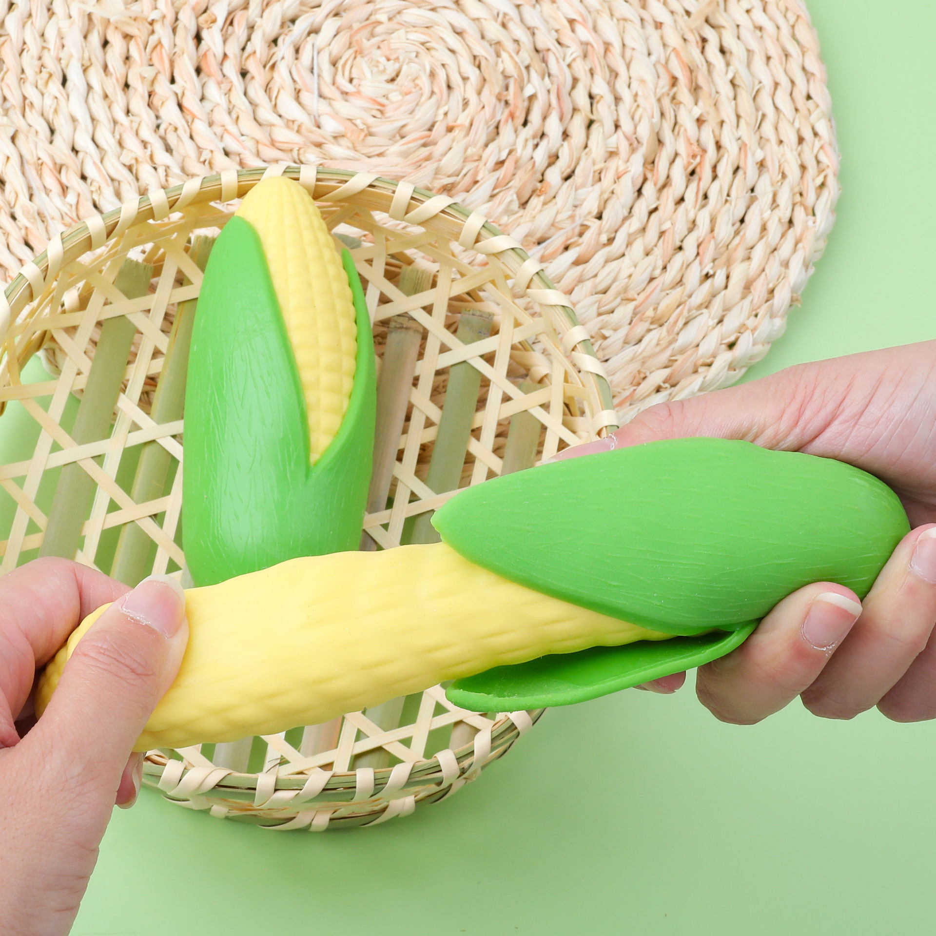 Anxiety Relief Toys Tpr Novelty Squishy Corn