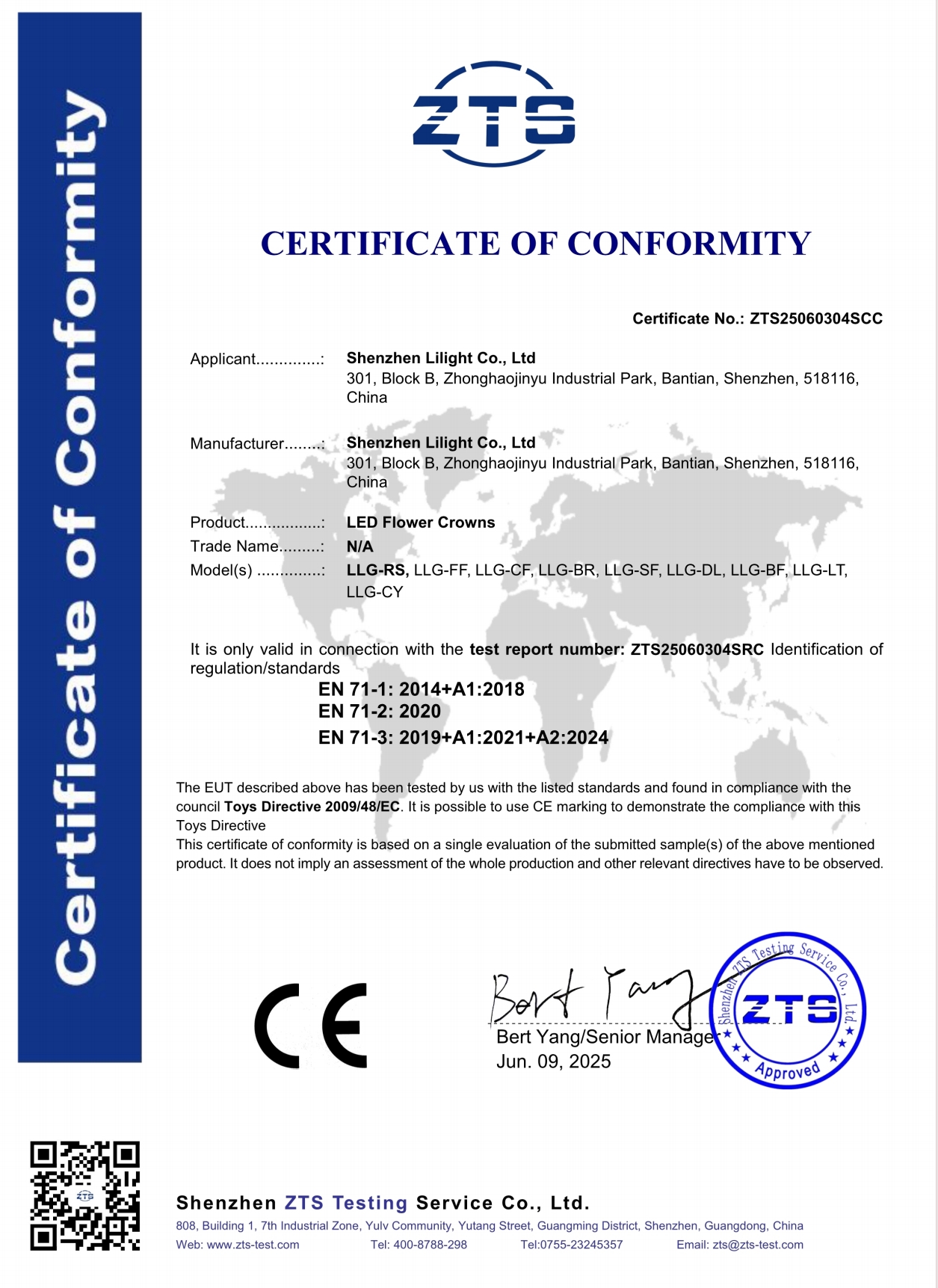 CE Certificate